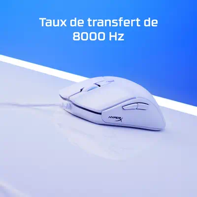 HyperX Pulsefire Haste 2 - Souris gaming (blanc) - visuel 9