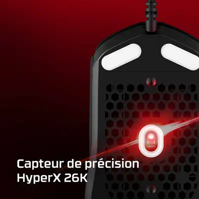 HyperX Pulsefire Haste 2 - Souris gaming (blanc) - Clavier - visuel 9