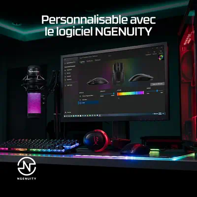 HyperX Pulsefire Haste 2 - Souris sans fil Hyper - visuel 1 - hello RSE - Mouvement de souris plus facile pour des victoires tranquilles