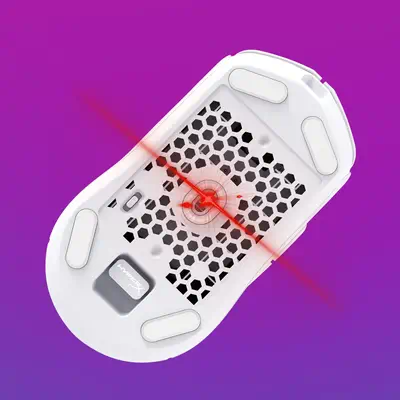 HyperX Pulsefire Haste 2 - Souris sans fil gaming (blanc) - visuel 8