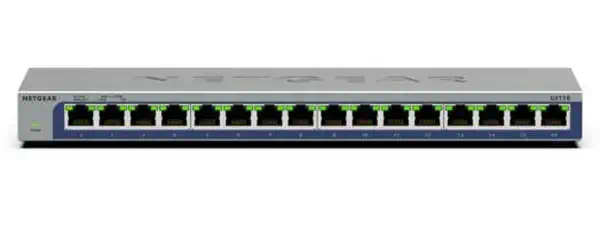 NETGEAR GS116 Non-géré L2 Gigabit Ethernet (10/100/1000) Noir - Netgear - Switchs et Hubs - visuel 1