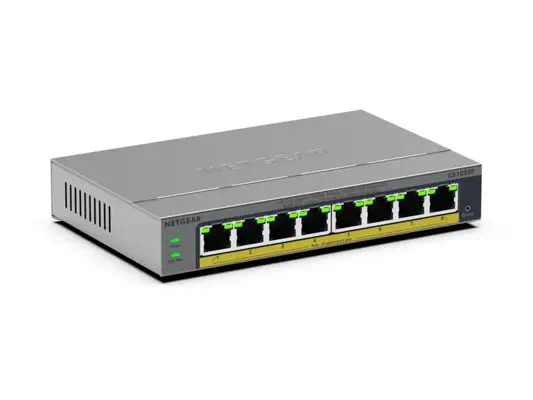 NETGEAR GS108EP Géré L2/L3 Gigabit Ethernet (10/100/1000) Gris - Netgear - Switchs et Hubs - visuel 1