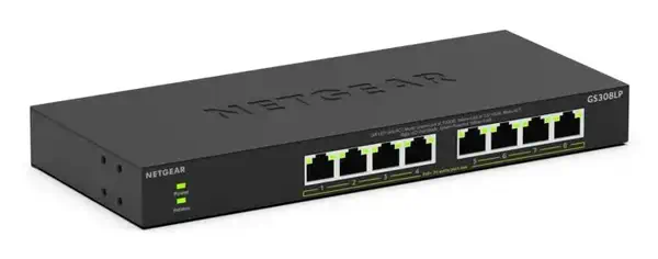 NETGEAR GS308LP Non-géré Gigabit Ethernet (10/100/1000) Connexion Ethernet, supportant l'alimentatio - Netgear - Switchs et Hubs - visuel 1