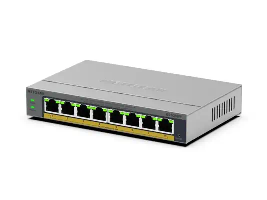 NETGEAR GS108EPP Non-géré Gigabit Ethernet (10/100/1000) Connexion Ethernet, supportant l'alimentati - Netgear - Switchs et Hubs - visuel 3