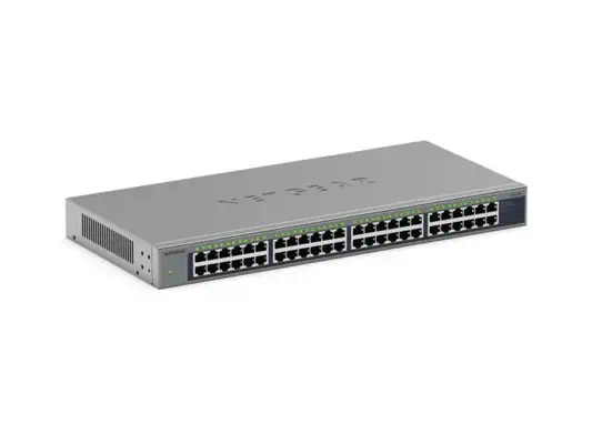 NETGEAR GS748 Non-géré Gigabit Ethernet (10/100/1000) Connexion Ethernet, Netgear - visuel 1 - hello RSE - Options d'installation polyvalentes