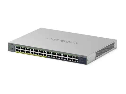 NETGEAR GS748PP Non-géré Gigabit Ethernet (10/100/1000) Connexion Ethernet, Netgear - visuel 1 - hello RSE - Performances fiables