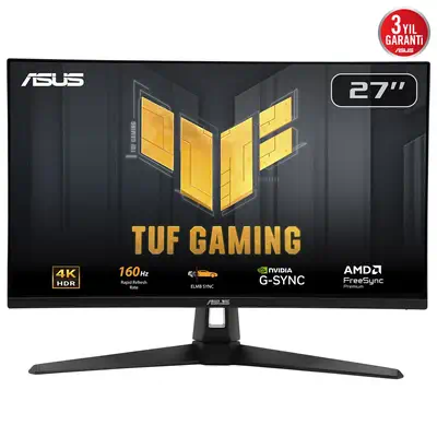 ASUS TUF Gaming VG27UQ1A écran plat de PC 68,6 cm (27") 3840 x 2160 pixels 4K Ultra HD LCD Noir - Asus - Ecran Ordinateur - visuel 7