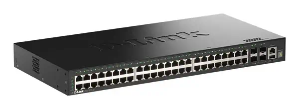D-Link DGS-1530-52/E commutateur réseau Géré L2 Gigabit Ethernet (10/100/1000) Noir - Switchs et Hubs - visuel 1