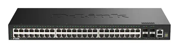 D-Link DGS-1530-52/E commutateur réseau Géré L2 Gigabit Ethernet (10/100/1000) Noir - Switchs et Hubs - visuel 1