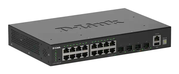 D-Link DGS-1530-20/E commutateur réseau Géré L2 Gigabit Ethernet (10/100/1000) Noir - Switchs et Hubs - visuel 2