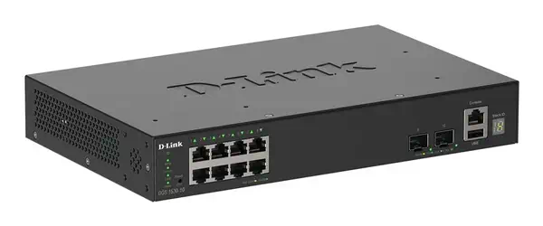 D-Link DGS-1530-10 Géré L2 Gigabit Ethernet (10/100/1000) Noir - Switchs et Hubs - visuel 1