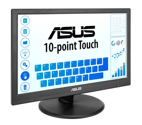 ASUS Touch VT169HE écran plat de PC 39,6 cm (15.6") 1920 x 1080 pixels Full HD LED Écran tactile Des - Asus - Ecran Ordinateur - visuel 2