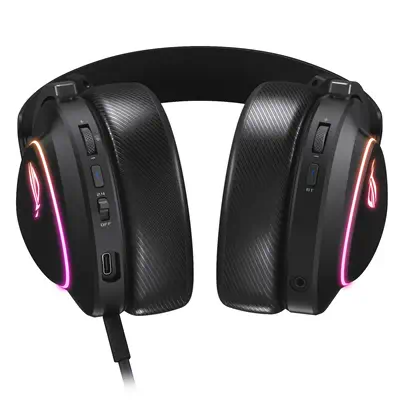 ASUS ROG DELTA II Casque Avec fil &sans fil Arceau Gaming USB Type-C Bluetooth Noir - Asus - Casque Micro - visuel 4