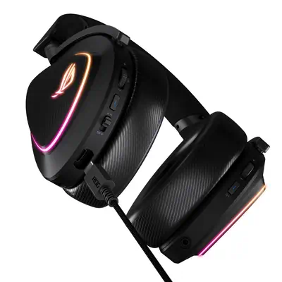 ASUS ROG DELTA II Casque Avec fil &sans fil Arceau Gaming USB Type-C Bluetooth Noir - Asus - Casque Micro - visuel 6