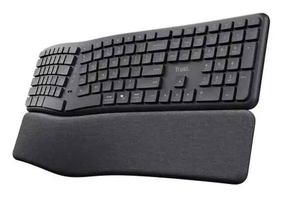Keyra Clavier sans fil multi-appareils ergonomique - Trust - visuel 1