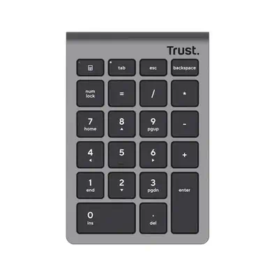 Trust Xalas clavier numérique PC portable/de bureau RF sans fil Argent - Clavier - visuel 3