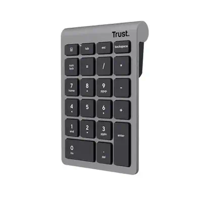 Trust Xalas clavier numérique PC portable/de bureau RF sans fil Argent - Clavier - visuel 1