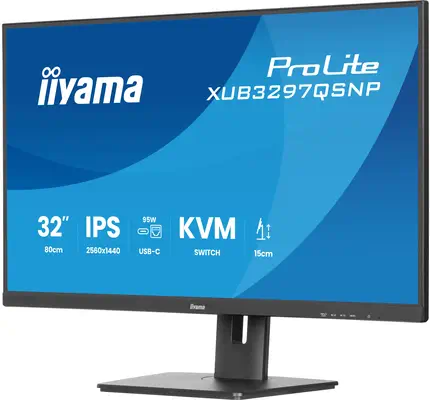 iiyama ProLite XUB3297QSNP-B1 écran plat de PC 81,3 cm (32") 2560 x 1440 pixels 4K Ultra HD LED Noir - Ecran Ordinateur - visuel 9