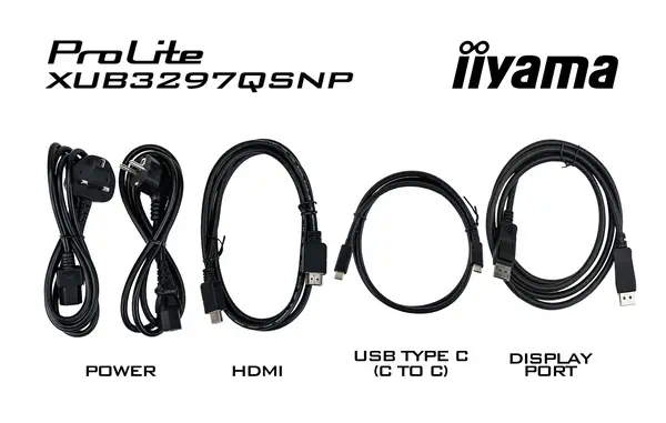 iiyama ProLite XUB3297QSNP-B1 écran plat de PC 81,3 cm (32") 2560 x 1440 pixels Quad HD LED Noir - Ecran Ordinateur - visuel 4