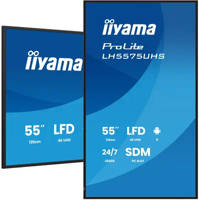 iiyama LH5575UHS-B2AG Écran d'affichage dynamique Écran plat de signalisation numérique 138,7 cm (54 - Affichage dynamique - visuel 5