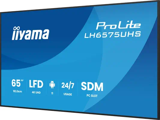iiyama LH6575UHS-B2AG Écran d'affichage dynamique Écran plat de signalisation numérique 163,8 cm (64 - Affichage dynamique - visuel 6