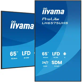 Meilleur prix Affichage dynamique iiyama LH6575UHS-B2AG
