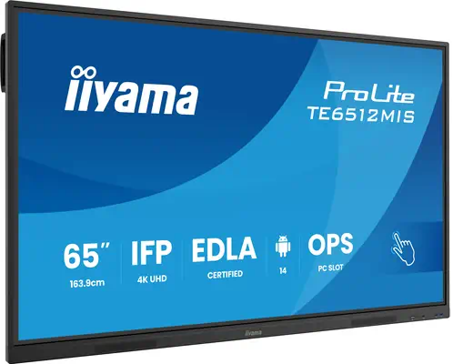 iiyama TE6512MIS-B4AG Écran d'affichage dynamique Écran plat de signalisation numérique 165,1 cm (65 - Ecran Numérique Interactif - visuel 3