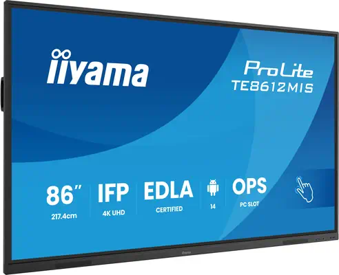 iiyama TE8612MIS-B4AG Écran d'affichage dynamique Écran plat de signalisation numérique 165,1 cm (65 - Affichage dynamique - visuel 2