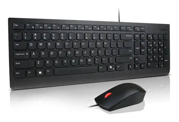 Lenovo 4X31R64411 clavier Souris incluse Universel USB Français Noir - Pack Clavier, souris - visuel 2