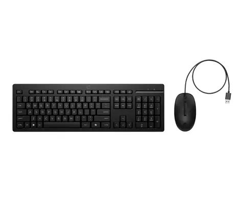 HP INC. clavier Souris incluse Bureau USB Noir HP - visuel 1 - hello RSE - Nettoyage simple