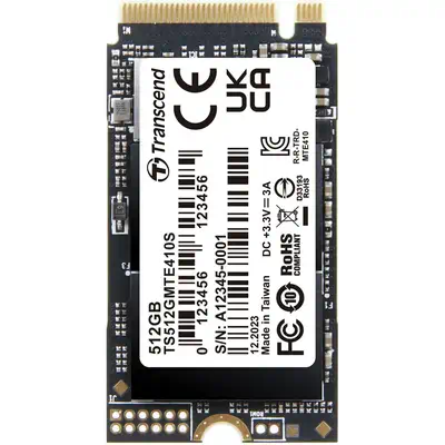 Transcend PCIe SSD 410S 512 Go M.2 PCI Transcend - visuel 1 - hello RSE - Rapide comme l'éclair