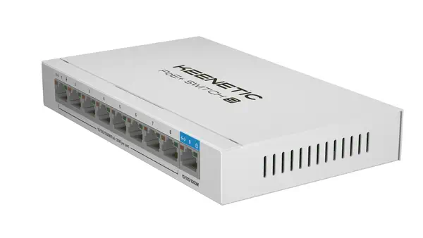 PoE+ Switch 9 Commutateur Gigabit 9 ports avec 8 ports PoE+ et budget énergétique de 120 W - Keenetic - Switchs et Hubs - visuel 3