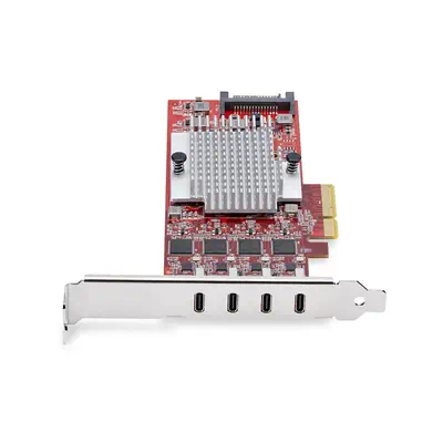 Carte PCIe USB-C 4 Ports, USB 3.2 10 Gbit/s, Carte d'Extension PCI Express USB-C, 4 Contrôleurs USB  - StarTech - Accessoire - visuel 3