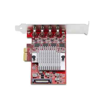 Carte PCIe USB-C 4 Ports, USB 3.2 10 Gbit/s, Carte d'Extension PCI Express USB-C, 4 Contrôleurs USB  - StarTech - Accessoire - visuel 4