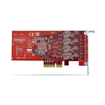Carte PCIe USB-C 4 Ports, USB 3.2 10 Gbit/s, Carte d'Extension PCI Express USB-C, 4 Contrôleurs USB  - StarTech - Accessoire - visuel 6