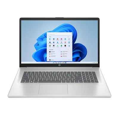 HP 17-cn4001nf Intel® Core™ i3 100U Ordinateur portable HP - visuel 1 - hello RSE - Les touches du clavier contiennent du plastique recyclé post-consommation