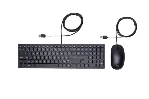 Clavier et souris filaires HP Pavilion 400 HP - visuel 1 - hello RSE - Un design fin. Une productivité impressionnante.