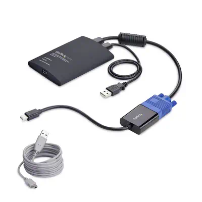 Adaptateur de PC Portable pour Crash Cart, Console KVM USB/VGA/Mini DisplayPort, Transfert de Fichie - StarTech - Switchs et Hubs - visuel 7