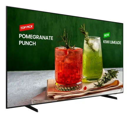 Samsung Business TV BE98D Samsung - visuel 1 - hello RSE - Options de connectivité robustes