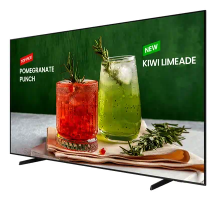 Samsung Business TV BE98D Samsung - visuel 1 - hello RSE - Performances audio de haute qualité