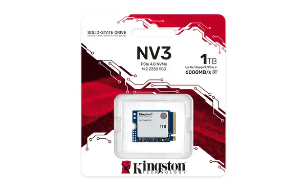 Kingston Technology 1000G NV3 M.2 2230 NVMe SSD - Disque dur SSD - visuel 3