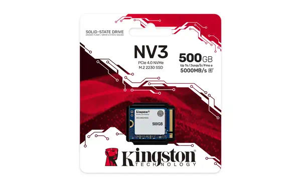 Kingston Technology 500G NV3 M.2 2230 NVMe SSD - Disque dur SSD - visuel 3