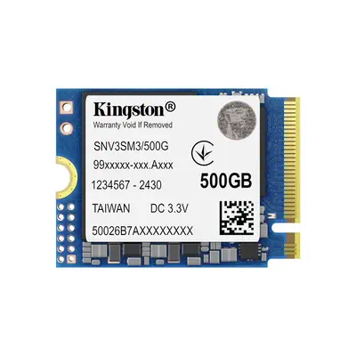Kingston Technology 500G NV3 M.2 2230 NVMe SSD - Disque dur SSD - visuel 1