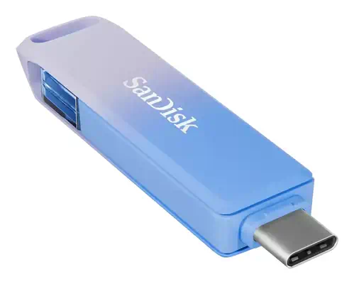 SanDisk Creator Phone Drive lecteur USB flash 128 Go USB Type-C / Lightning 3.2 Gen 1 (3.1 Gen 1) Bl - Sandisk - Adaptateur stockage - visuel 2