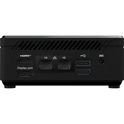 MSI Cubi N ADL S-078EU Intel® N N100 4 Go DDR4-SDRAM 128 Go SSD Windows 11 Pro Mini PC Noir - Barebone - visuel 3