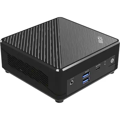 MSI Cubi N ADL S-078EU Intel® N N100 4 Go DDR4-SDRAM 128 Go SSD Windows 11 Pro Mini PC Noir - Barebone - visuel 4