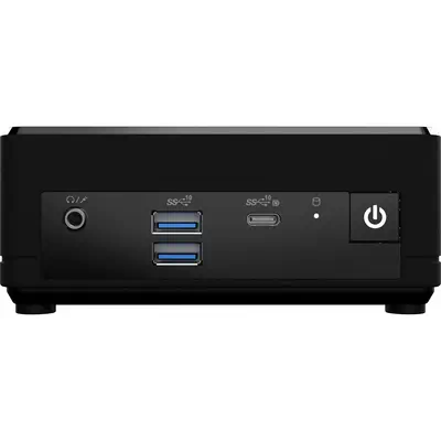 MSI Cubi N ADL S-078EU Intel® N N100 4 Go DDR4-SDRAM 128 Go SSD Windows 11 Pro Mini PC Noir - Barebone - visuel 2