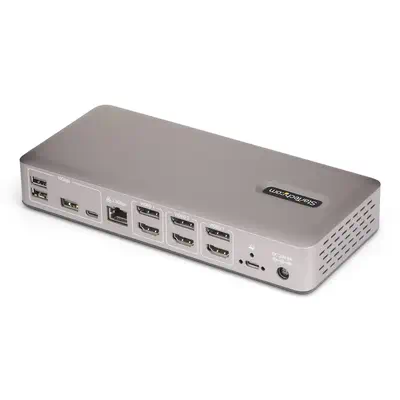 Station d'Accueil USB4 pour 3 Écrans, HDMI ou DisplayPort 4K 60 Hz, Charge d'Ordinateur Portable 100 - StarTech - Autre Accessoire pour portable - visuel 2