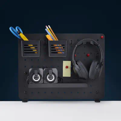 Panneau Perforé à Pinces avec Accessoires, 42 x 32cm, Panneau Perforé en Acier, Organisateur de Rang - StarTech - Accessoire Divers - visuel 8