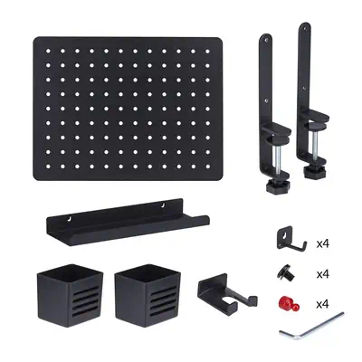Panneau Perforé à Pinces avec Accessoires, 42 x 32cm, Panneau Perforé en Acier, Organisateur de Rang - StarTech - Accessoire Divers - visuel 10
